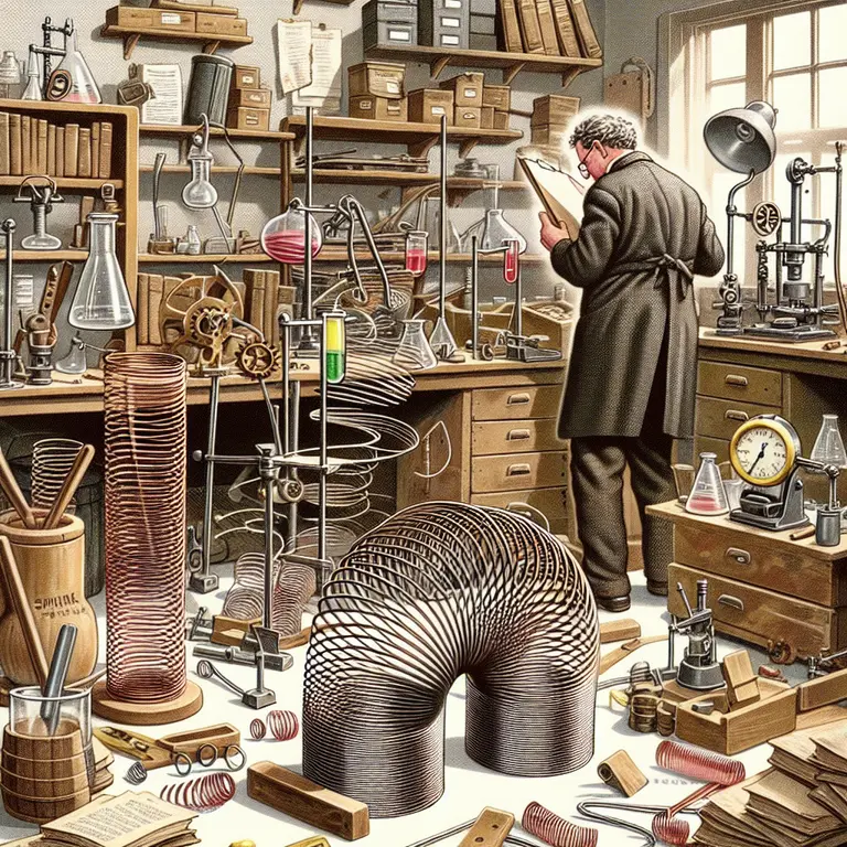 How a Naval Engineer's Mishap Led to the Invention of Slinky